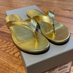 Balenciaga Gold Sandals